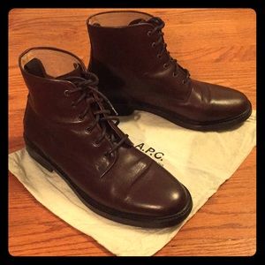 APC Military Boot, 41 Men's, Brown